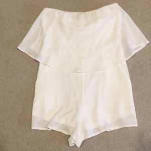 She + Sky beautiful white romper